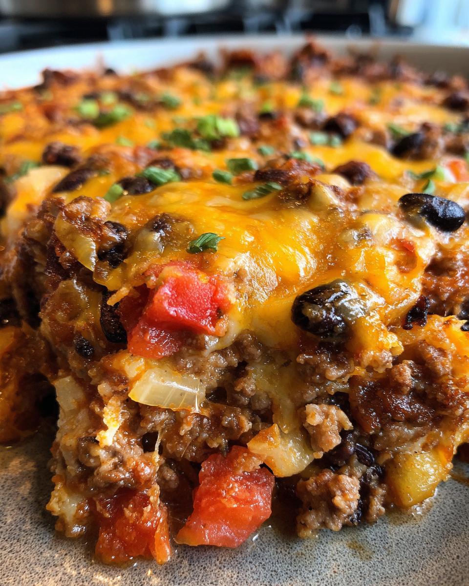 Mexican-Inspired Ground Beef Bake (No Pasta) - detail 1