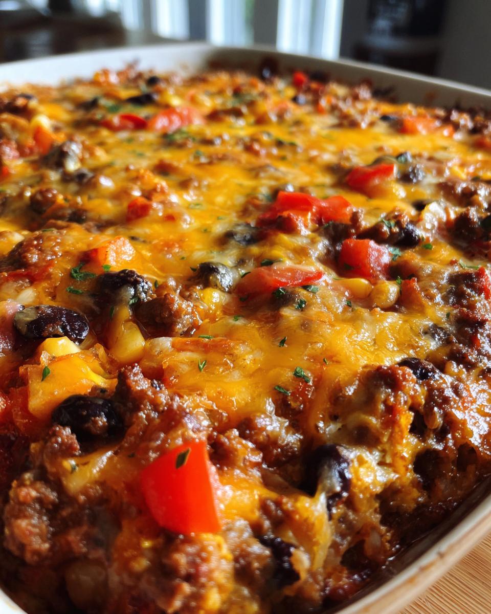 Mexican-Inspired Ground Beef Bake (No Pasta) - detail 2