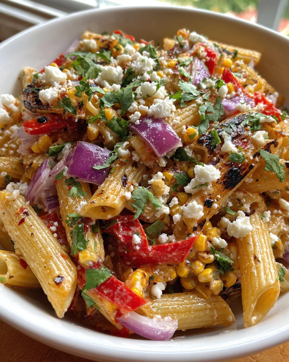 Mexican Street Corn Pasta Salad - detail 1