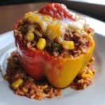 Mexican-Style Stuffed Bell Pepper Bake