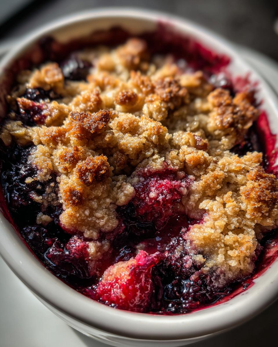 Mixed Berry Crisp (No Pie Crust Needed) - detail 1