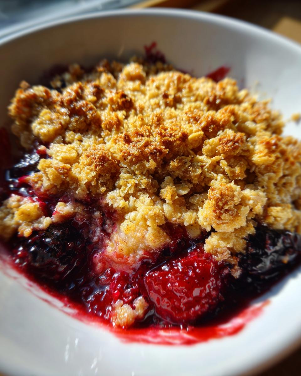 Mixed Berry Crisp (No Pie Crust Needed) - detail 2