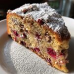 Moist Cranberry Walnut Coffee Cake (Holiday Brunch Favorite)