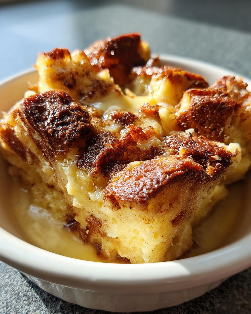 Old-Fashioned Bread Pudding with Warm Spices - detail 1