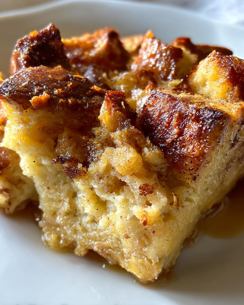 Old-Fashioned Bread Pudding with Warm Spices - detail 2