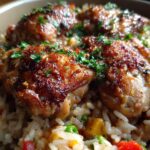 One Dish Chicken, Rice & Veggie Bake
