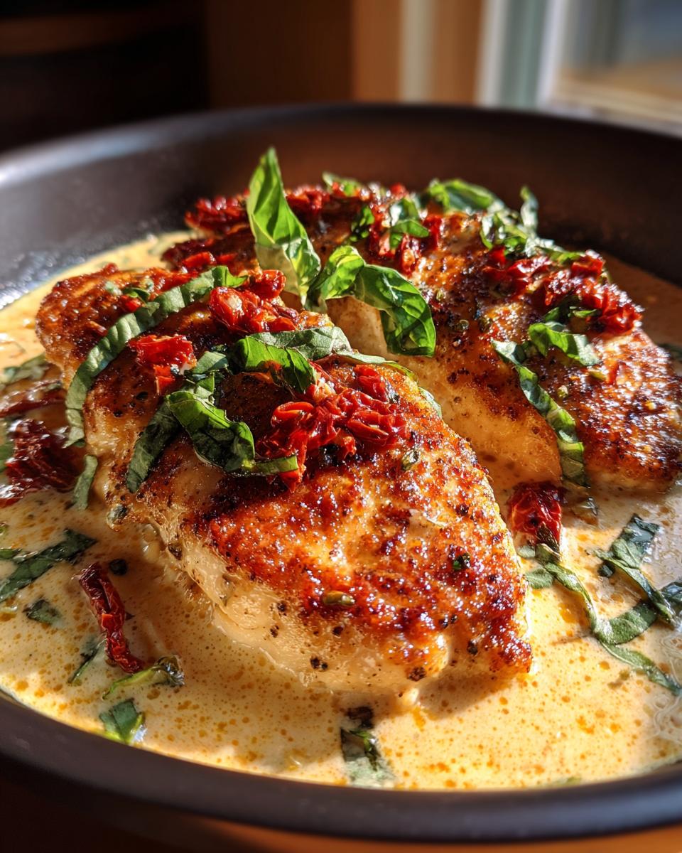 One-Pan Creamy Tuscan Chicken with Sun-Dried Tomatoes - detail 1