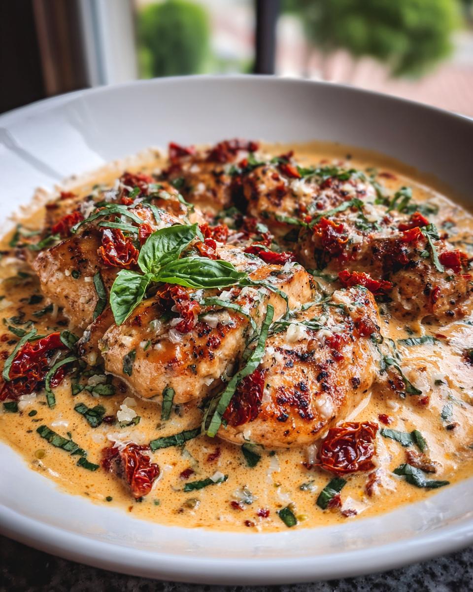 One-Pan Creamy Tuscan Chicken with Sun-Dried Tomatoes - detail 2
