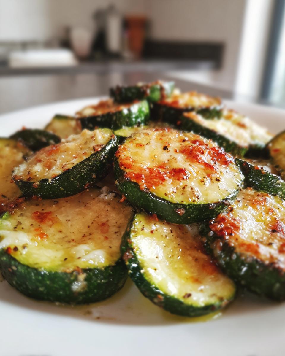 Parmesan Roasted Zucchini Coins (Quick Oven Side) - detail 1