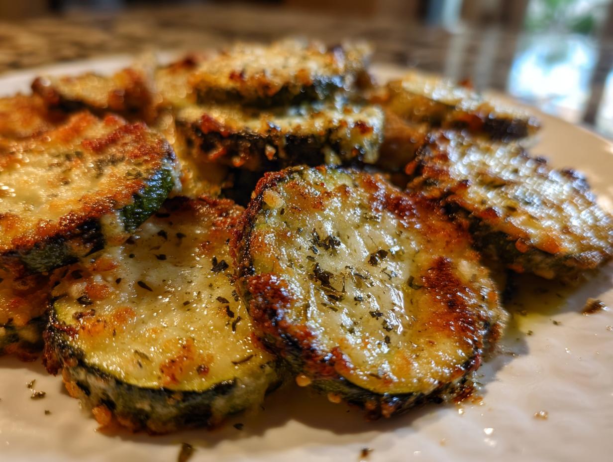 Parmesan Roasted Zucchini Coins (Quick Oven Side) - detail 2