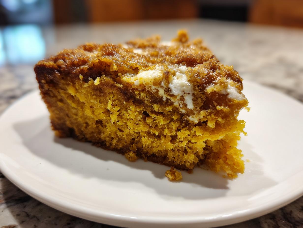 Pumpkin Spice Dump Cake (No Mixer Needed) - detail 2