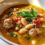 Rustic Italian White Bean & Sausage Soup