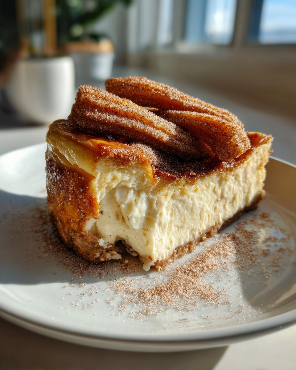 Simple Churro Cheesecake - detail 2