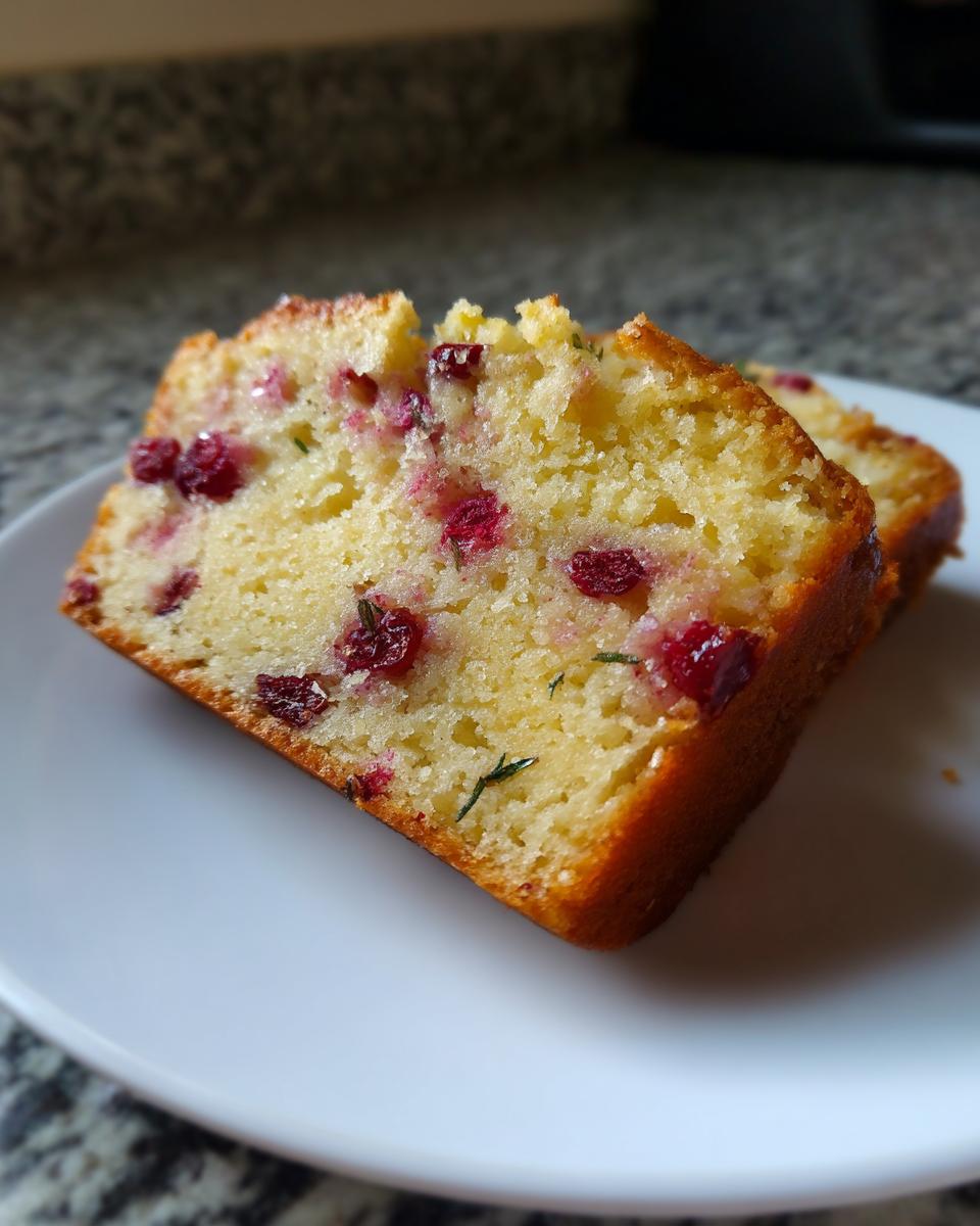 Simple Cranberry Yogurt Cake (Light Holiday Dessert) - detail 3