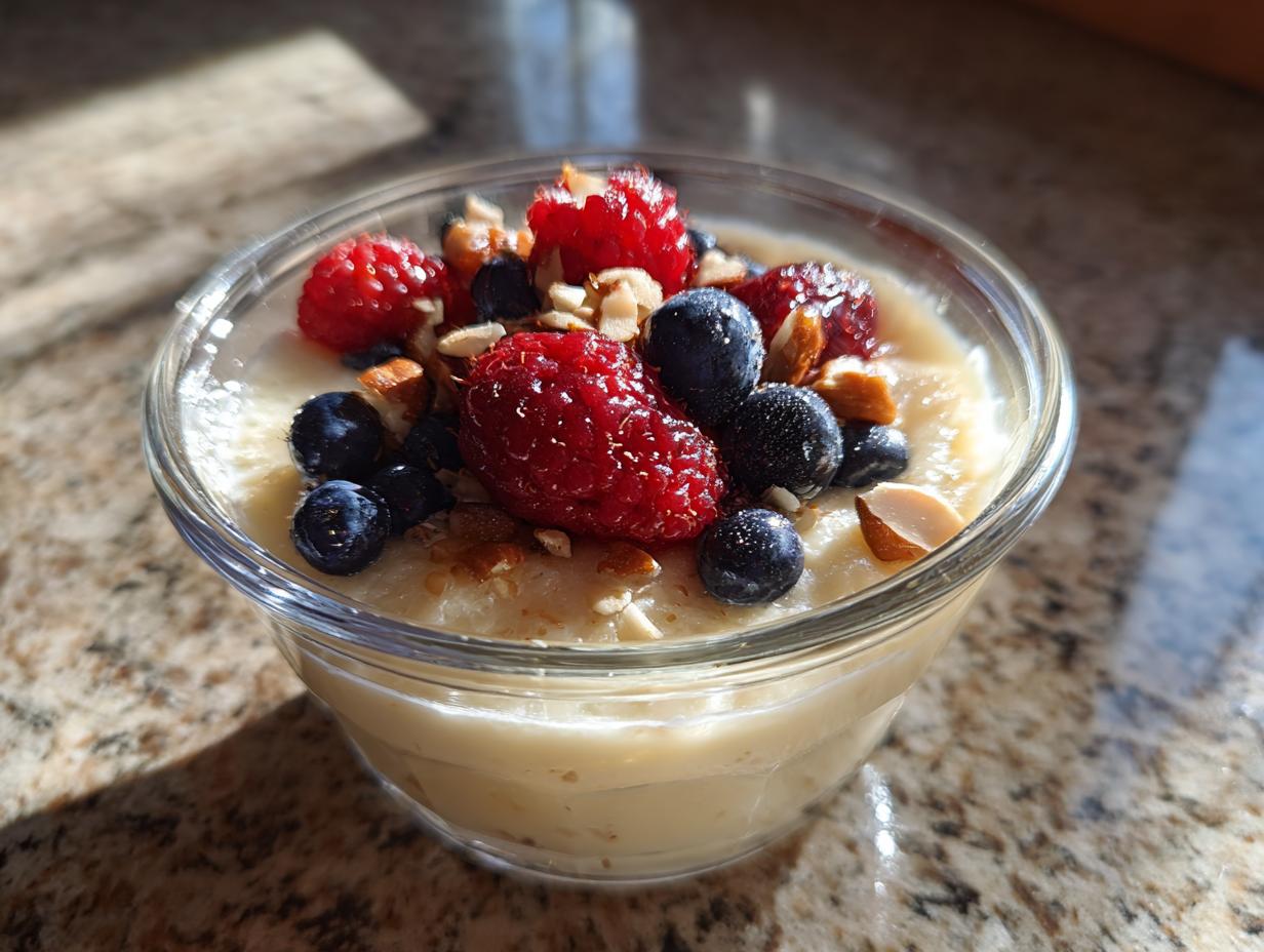 Simple Oat Milk Pudding (Creamy & Comforting) - detail 2