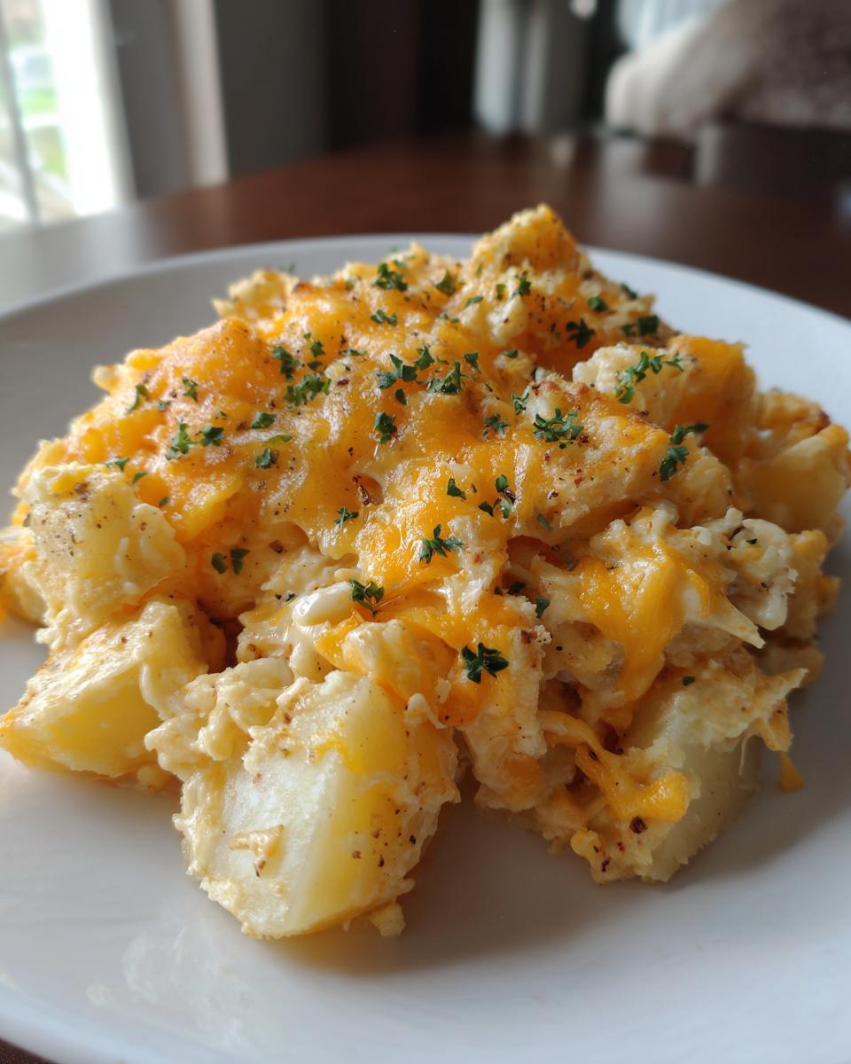 Slow Cooker Cheesy Potatoes (Ultimate Comfort Side) - detail 1