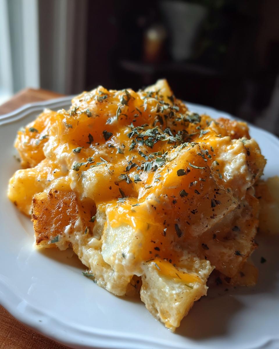Slow Cooker Cheesy Potatoes (Ultimate Comfort Side) - detail 2