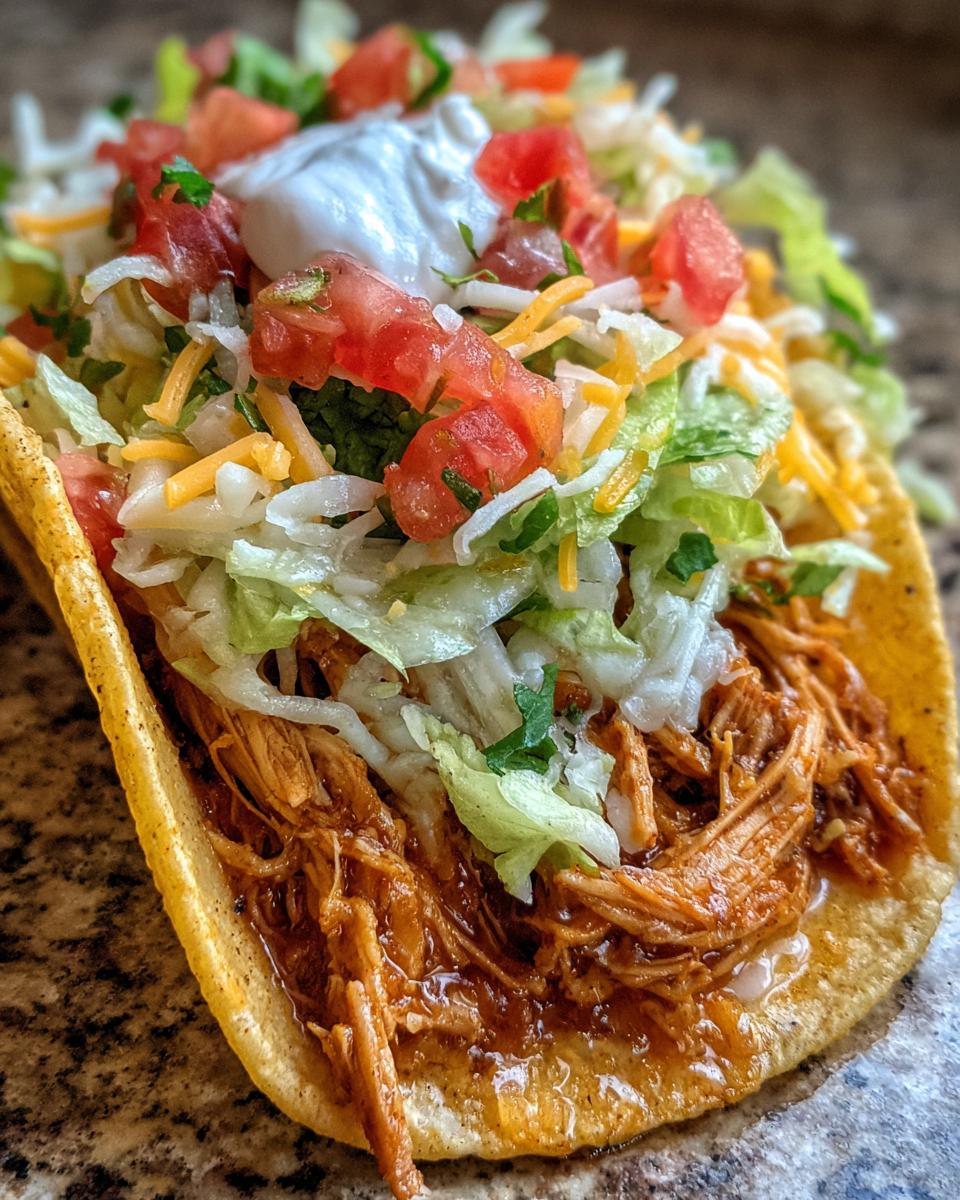 Slow Cooker Chicken Taco Filling (Set & Forget) - detail 2