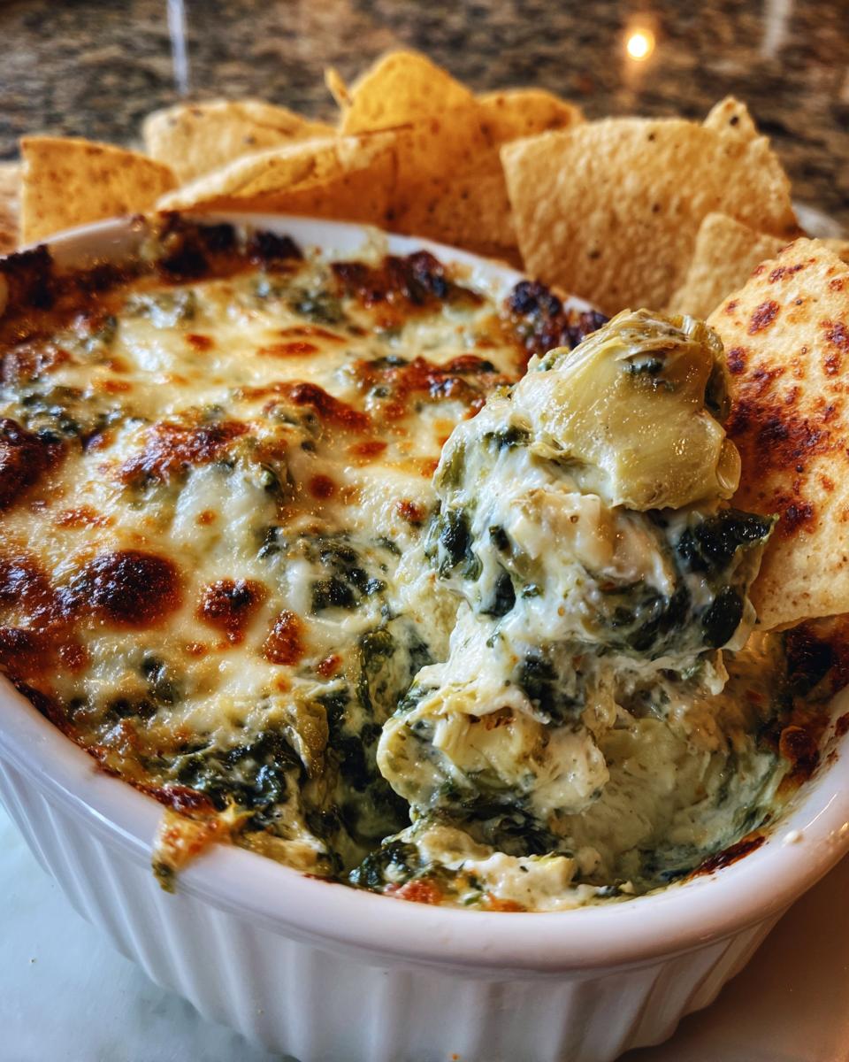 Slow Cooker Creamy Spinach Artichoke Dip (Dinner-Style Comfort) - detail 1