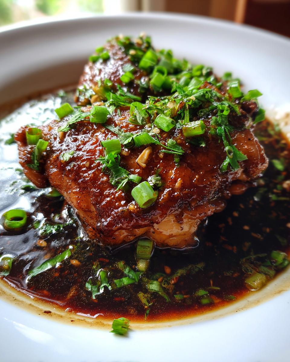 Slow Cooker Soy Ginger Chicken Thighs - detail 1