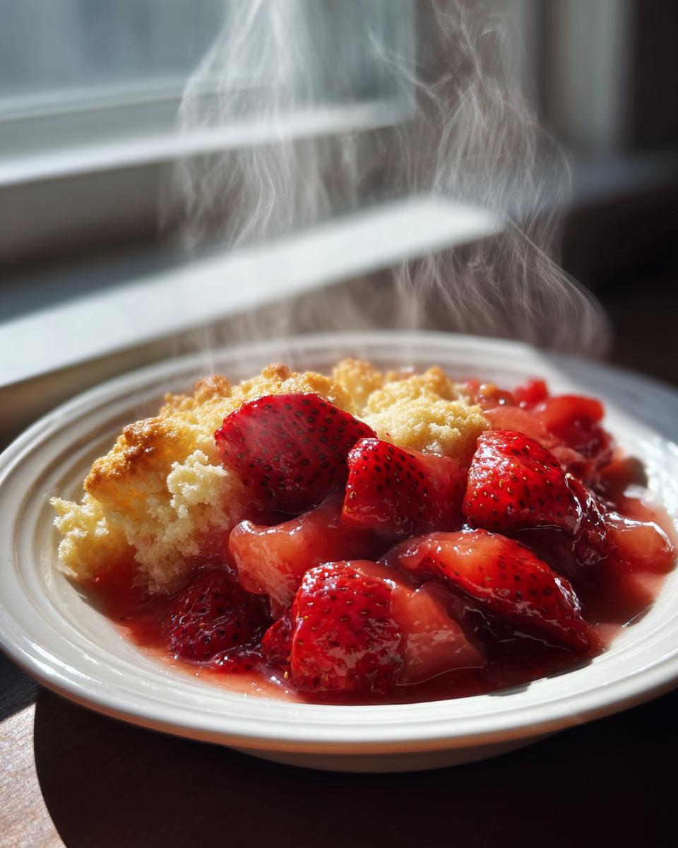 Strawberry Cobbler - detail 2