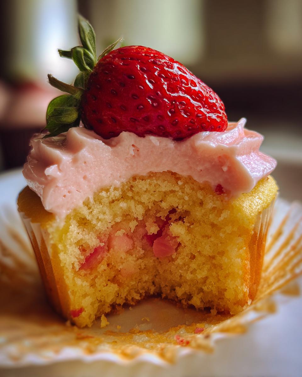 Strawberry Lemonade Cupcakes - detail 1