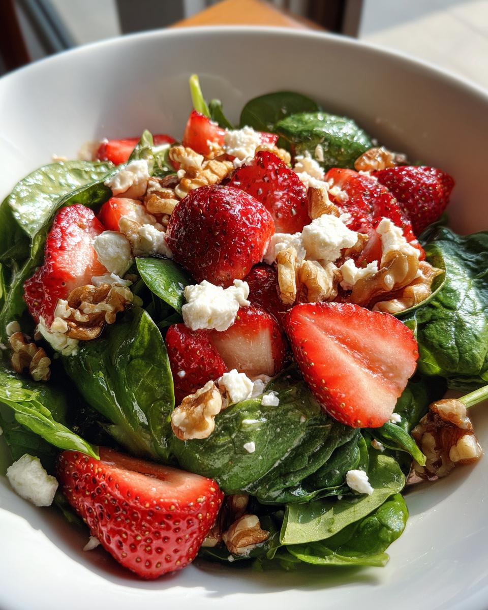 Strawberry Spinach Salad - detail 1