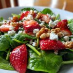 Strawberry Spinach Salad