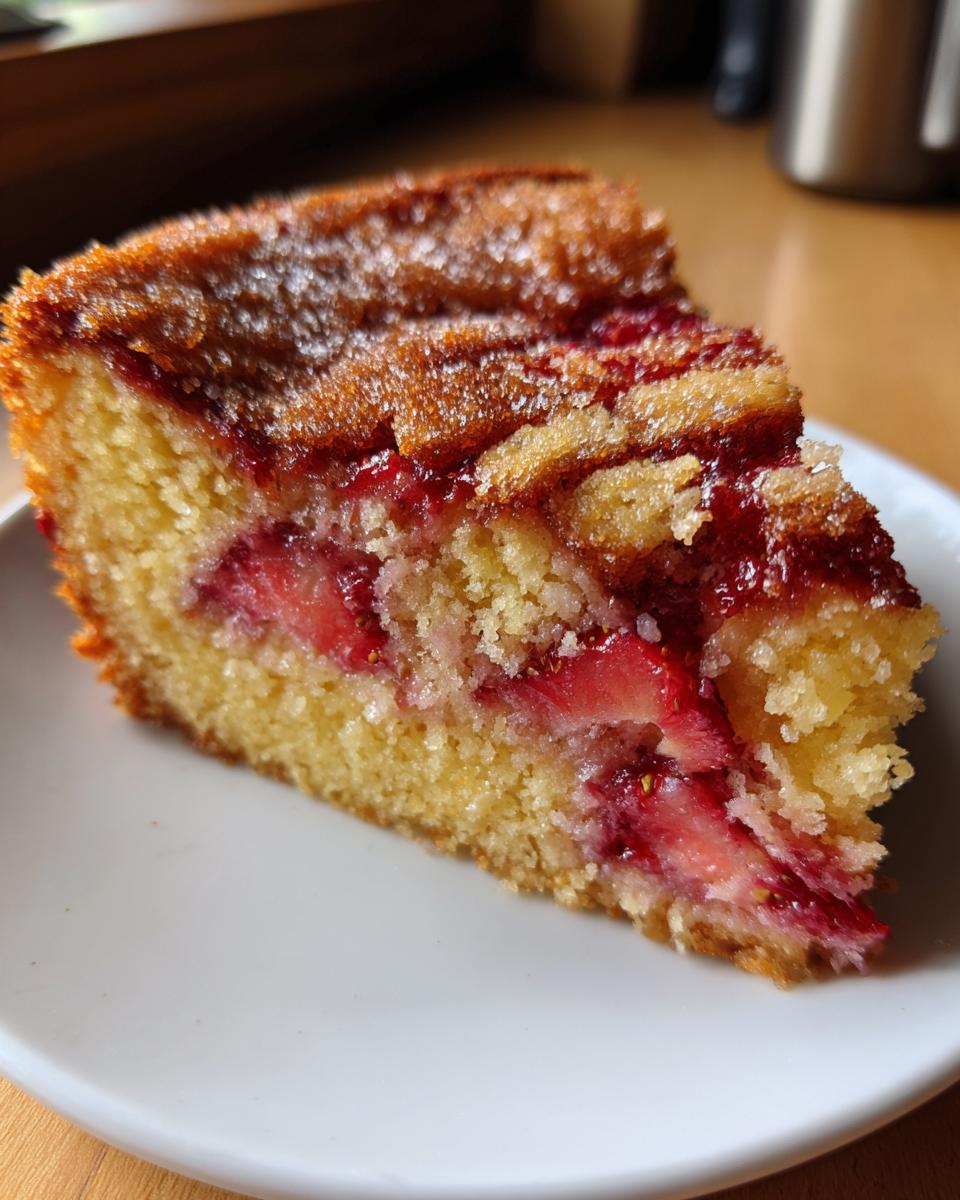 Strawberry Vanilla Dump Cake for Any Season - detail 1
