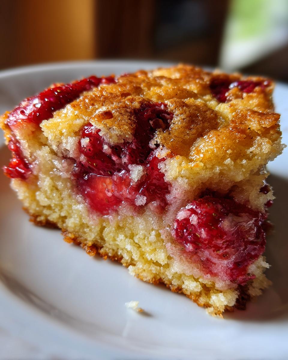 Strawberry Vanilla Dump Cake for Any Season - detail 2