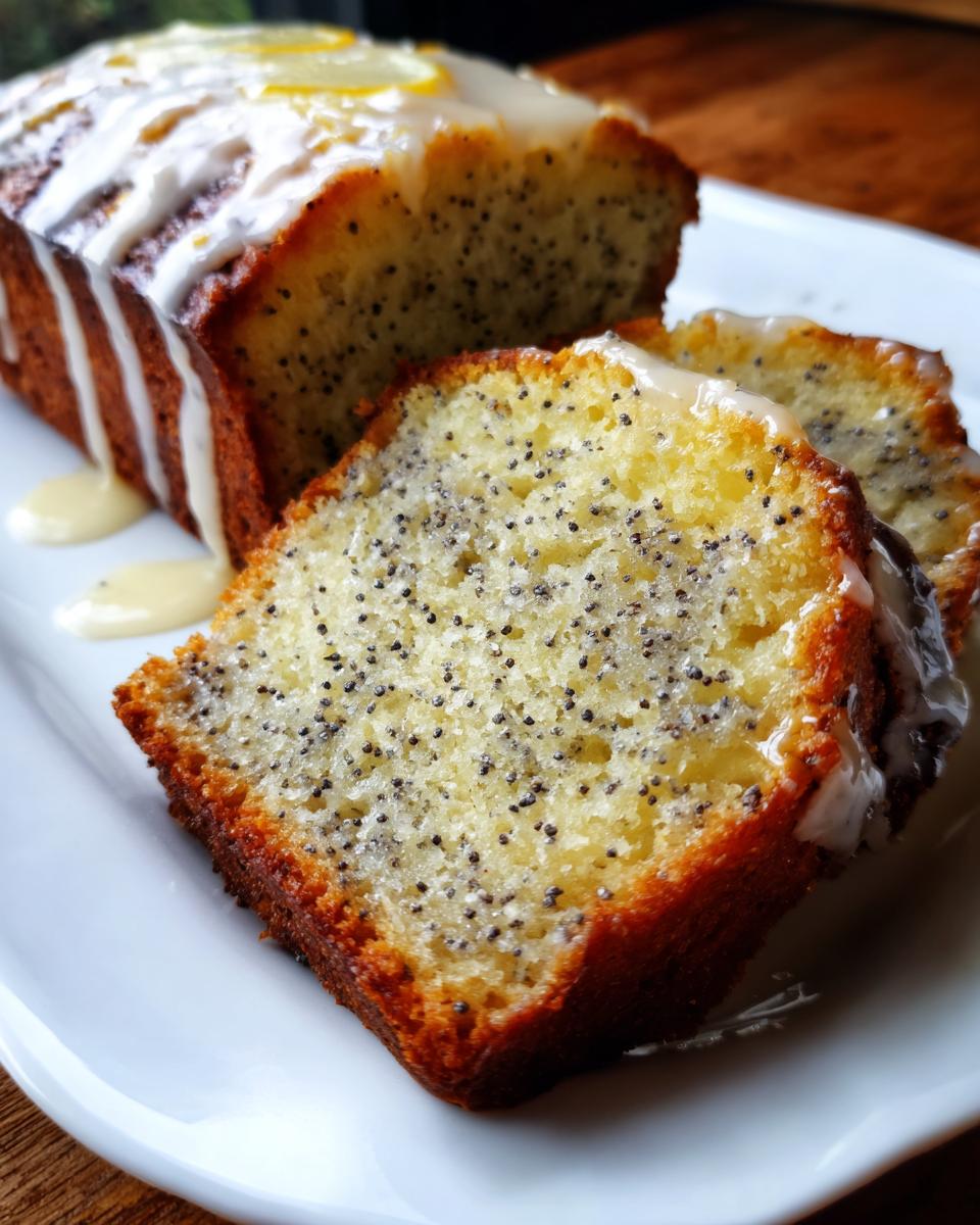 Tea-Time Lemon Poppy Seed Loaf (Soft & Fragrant) - detail 1