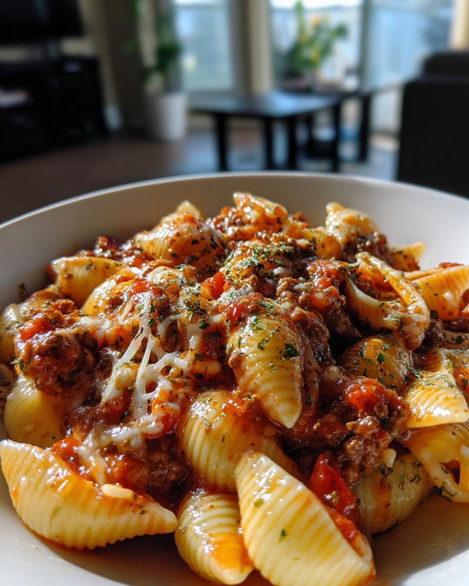 Ultra-Creamy Crockpot Beef & Shells - detail 1