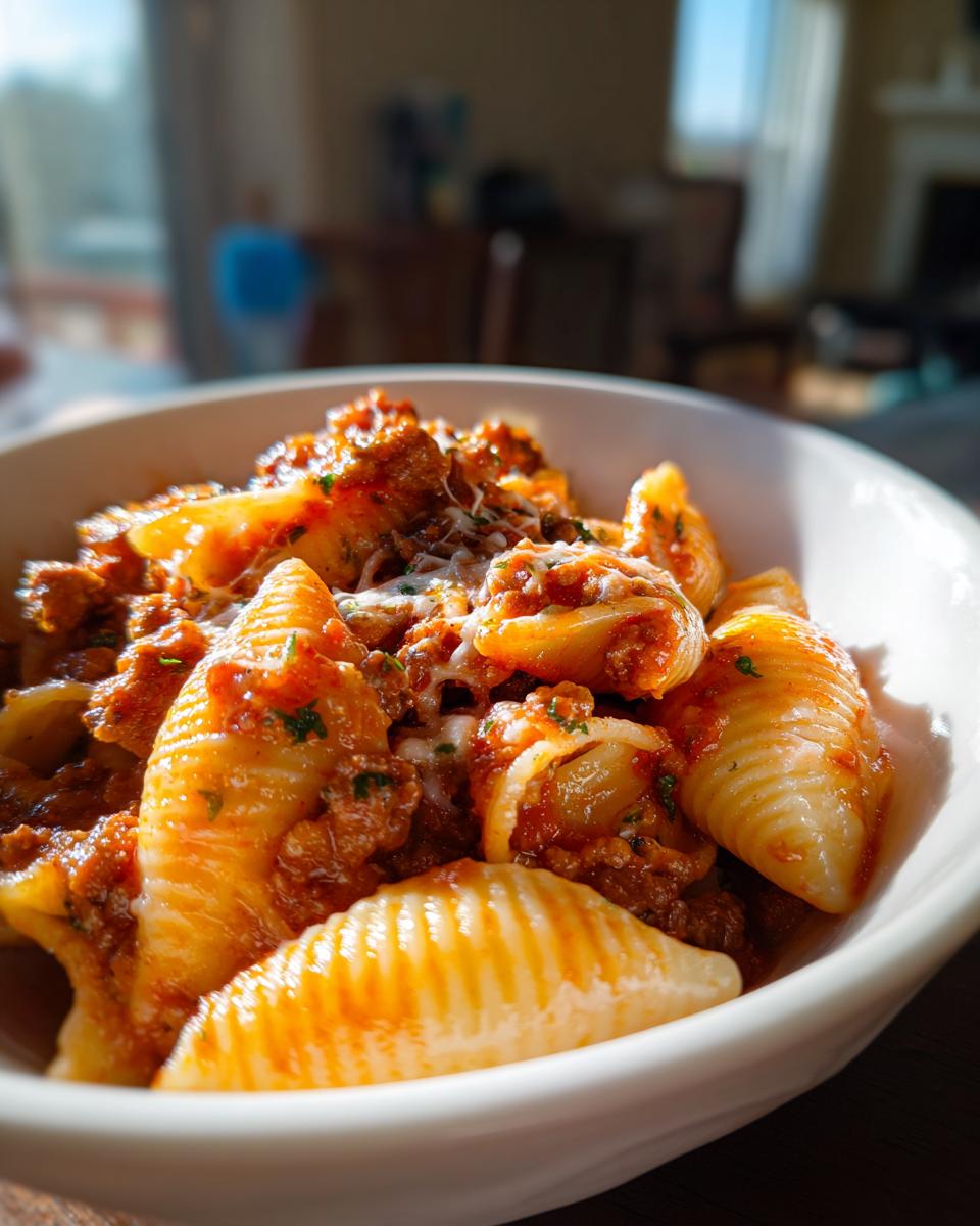 Ultra-Creamy Crockpot Beef & Shells - detail 2