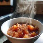 Warm Apple Compote with Cinnamon (Dessert or Snack)