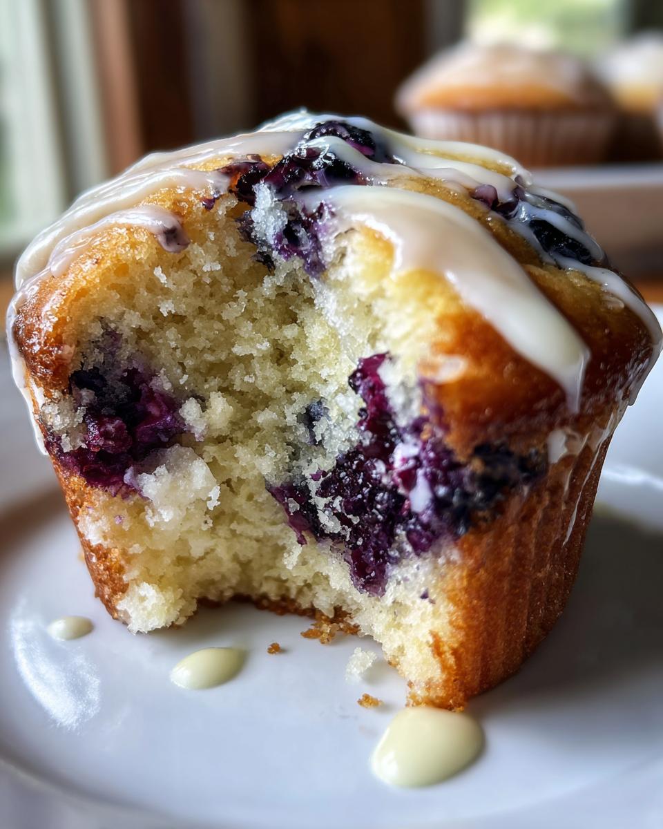 White Chocolate Blueberry Cupcakes - detail 1