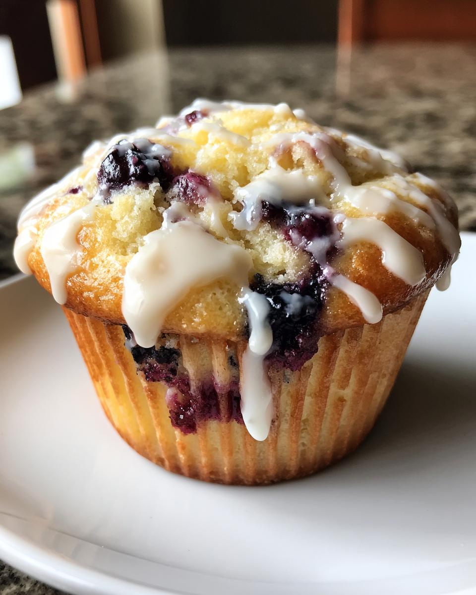 White Chocolate Blueberry Cupcakes - detail 2