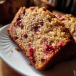 Winter Spice Cranberry Cake with Cinnamon & Nutmeg