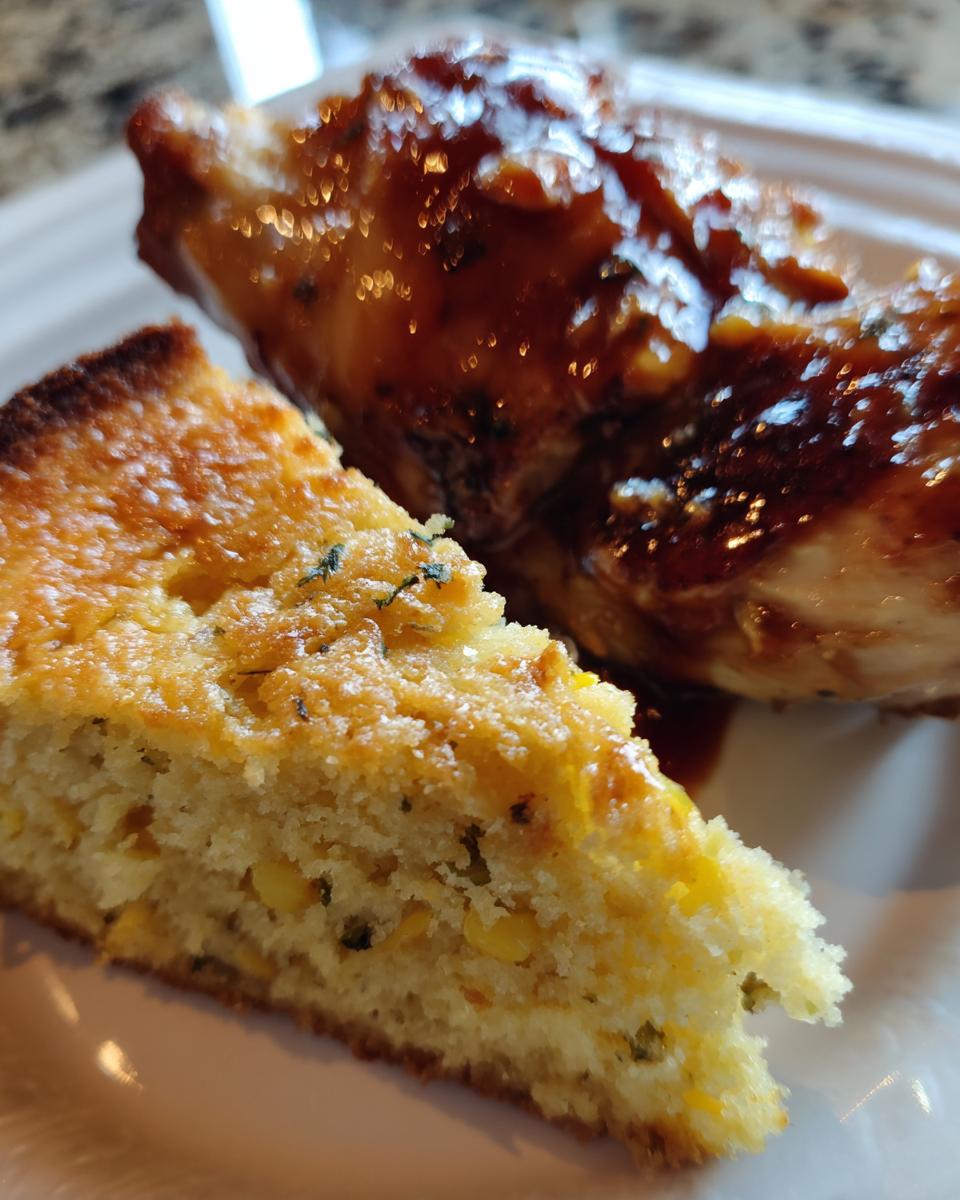 BBQ Chicken & Cornbread Oven Dinner (No Fuss) - detail 1