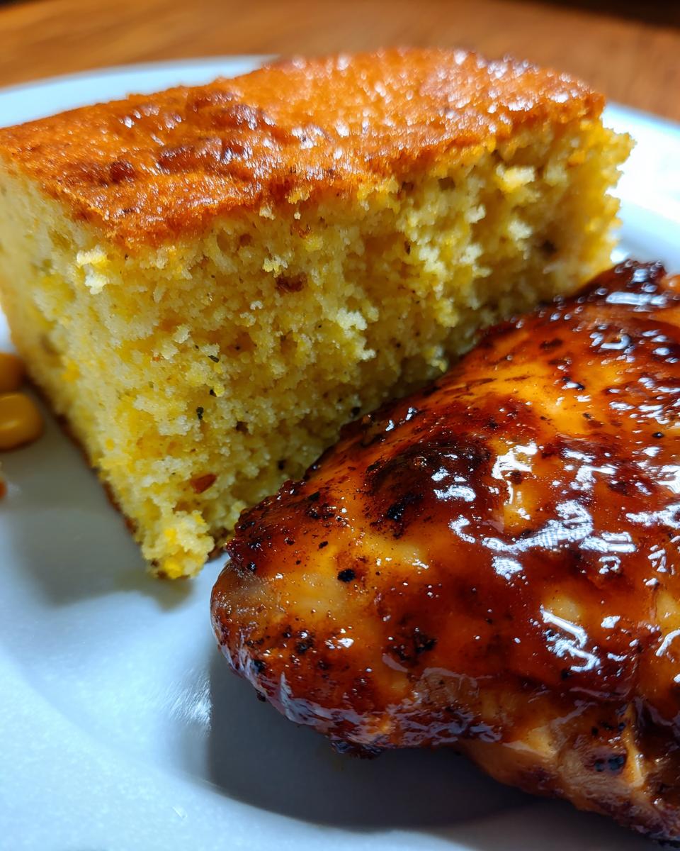 BBQ Chicken & Cornbread Oven Dinner (No Fuss) - detail 2