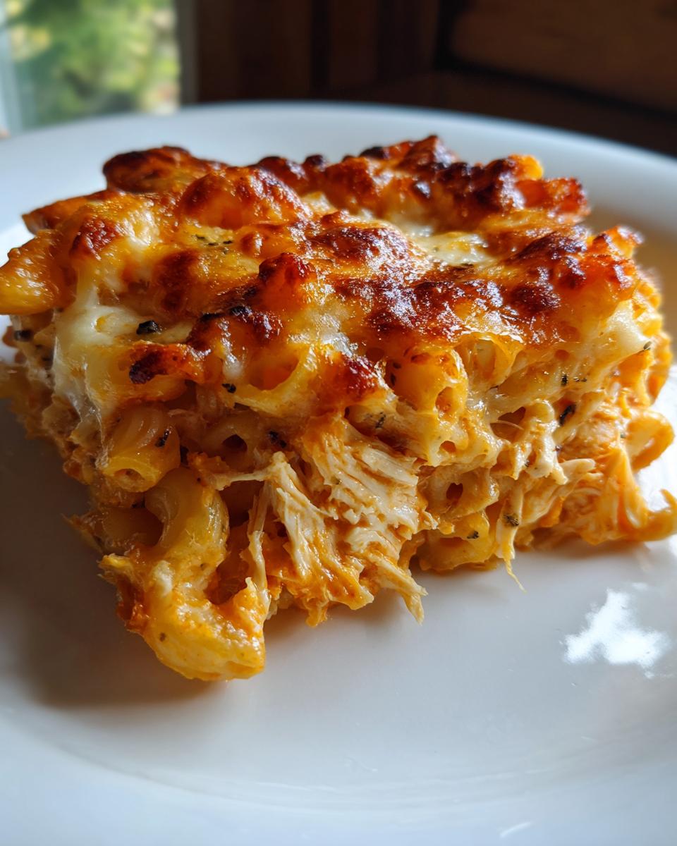 Buffalo Chicken Pasta Bake (Oven Comfort Food) - detail 1