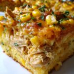 Comfort Food BBQ Chicken & Cornbread Bake