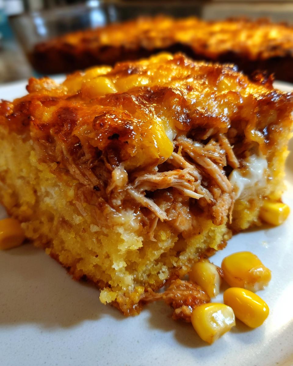Comfort Food BBQ Chicken & Cornbread Bake - detail 2