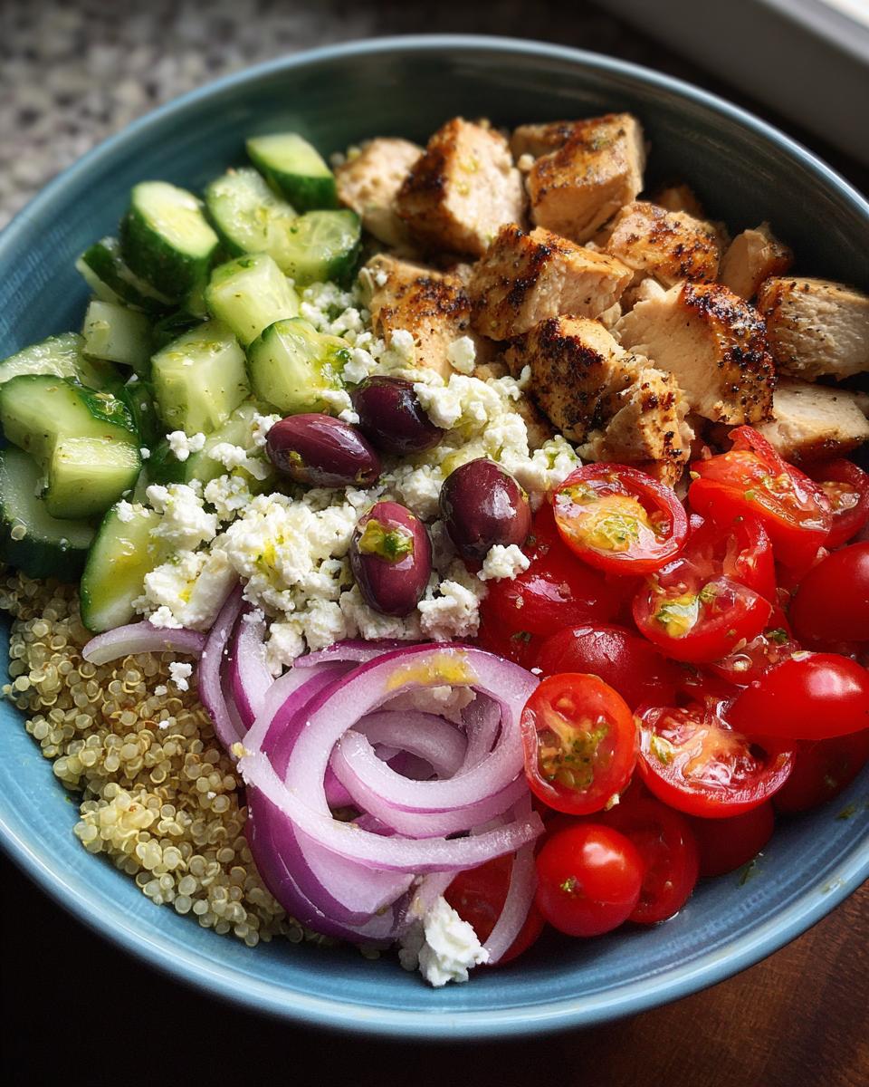 Greek Chicken Bowl for Light Midday Meals - detail 1