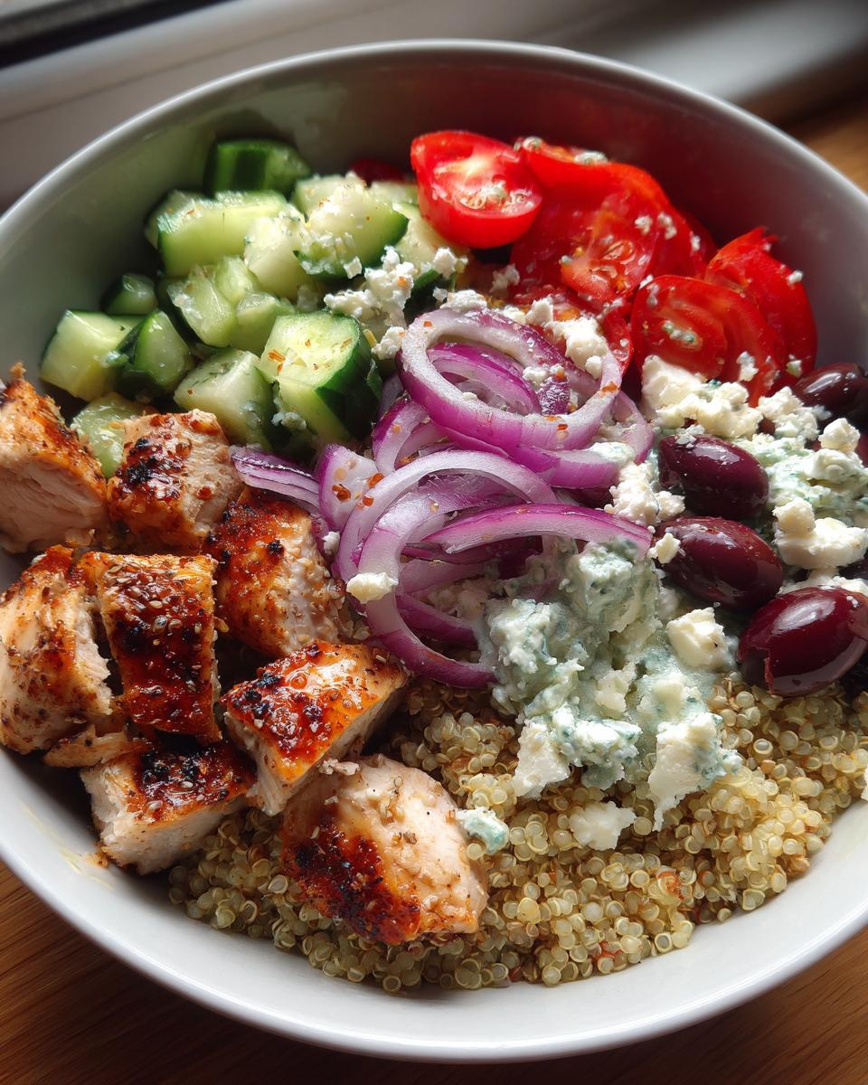 Greek Chicken Bowl for Light Midday Meals - detail 2