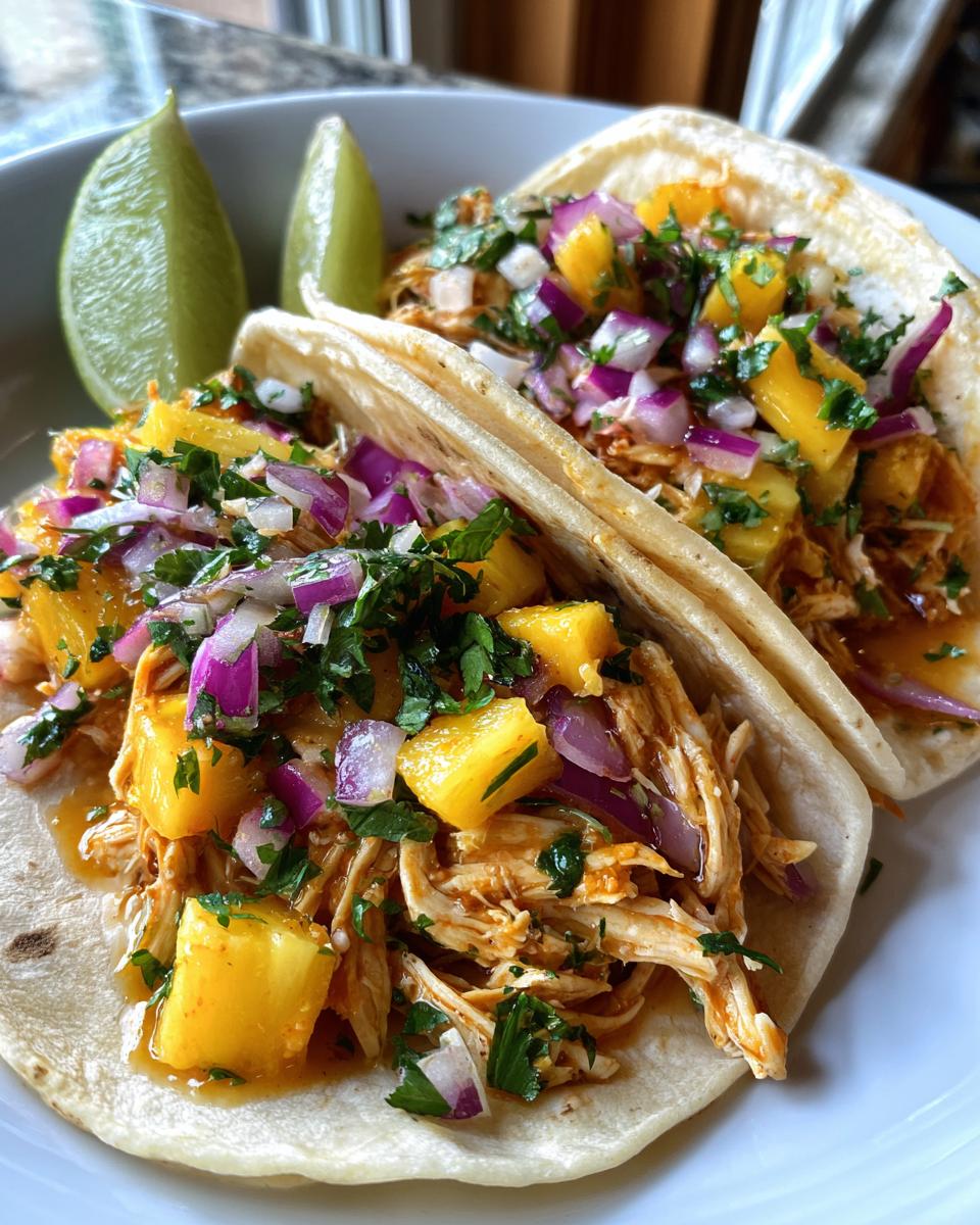 Pineapple Chicken Tacos: Healthy & Flavorful - detail 2