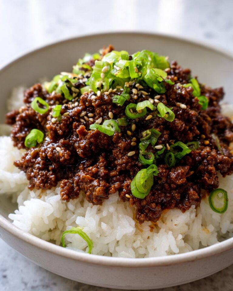Asian Ground Beef Bowl