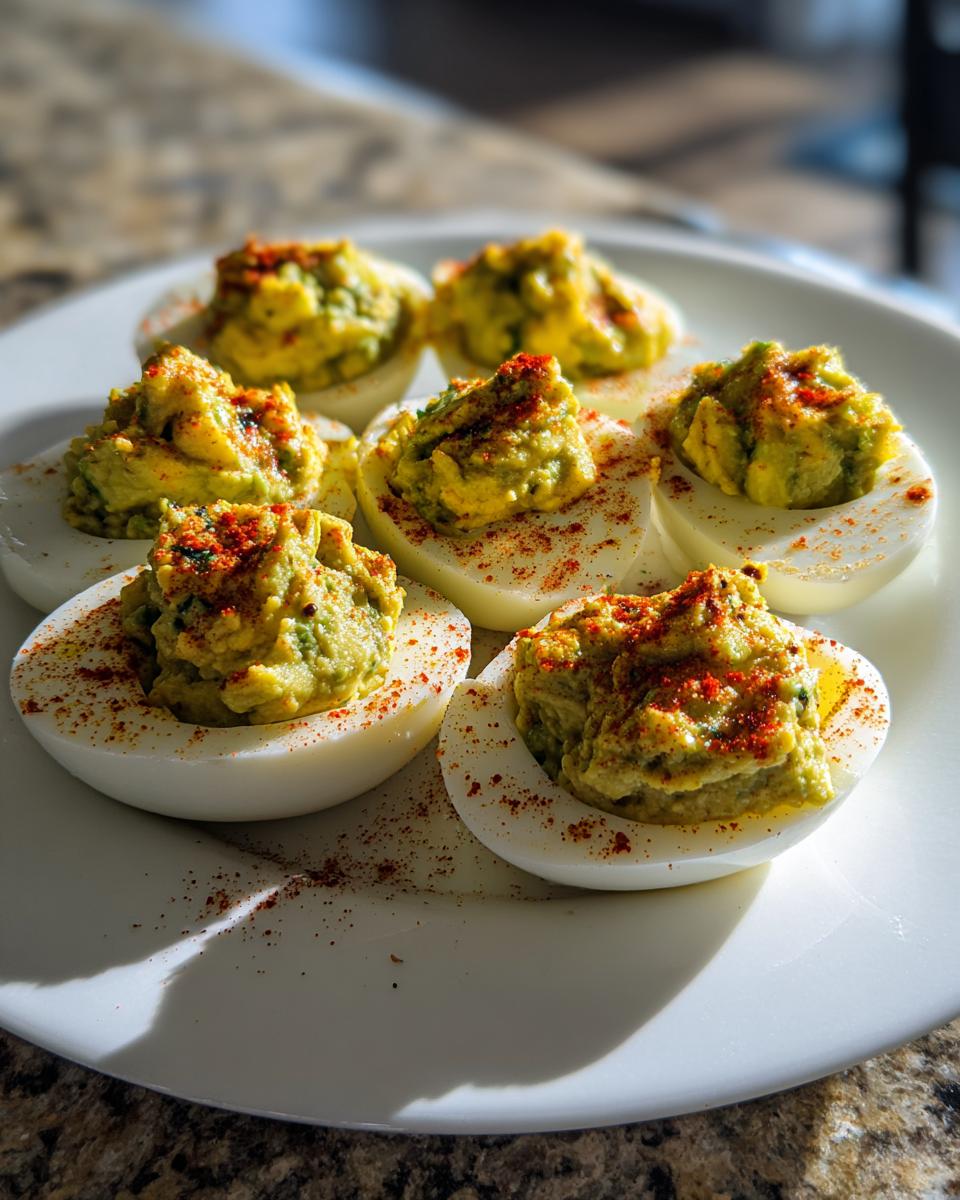 Avocado Deviled Eggs (Wasabi Option) - detail 1