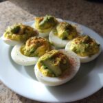 Avocado Deviled Eggs (Wasabi Option)