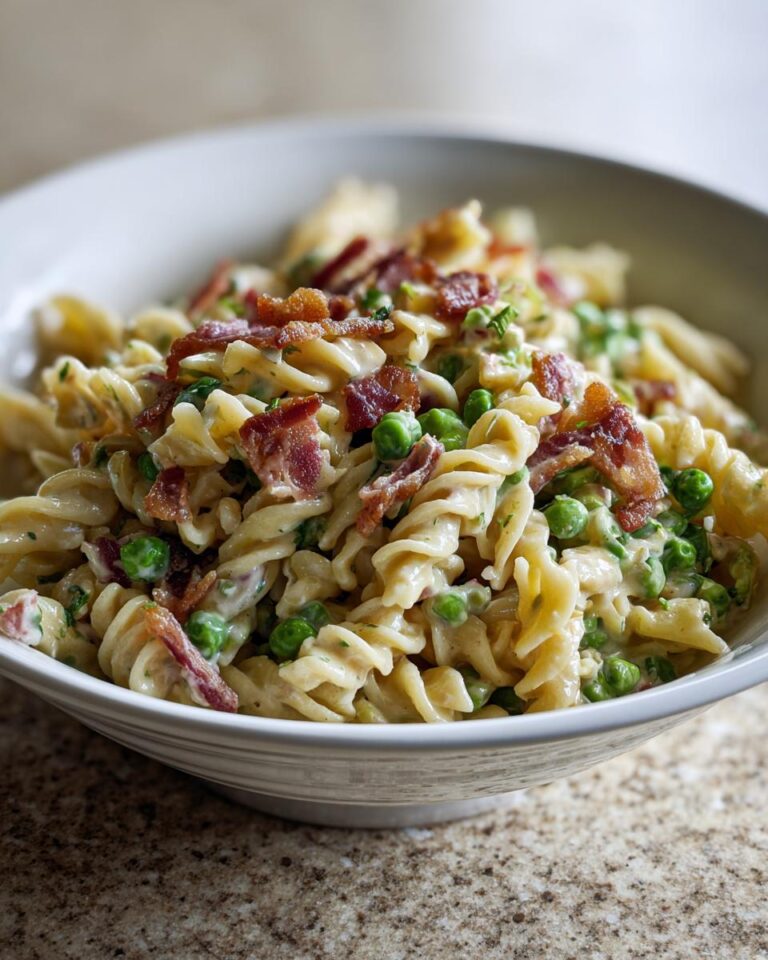 Bacon Pea Pasta Salad