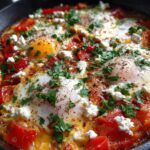 Baked Feta Eggs